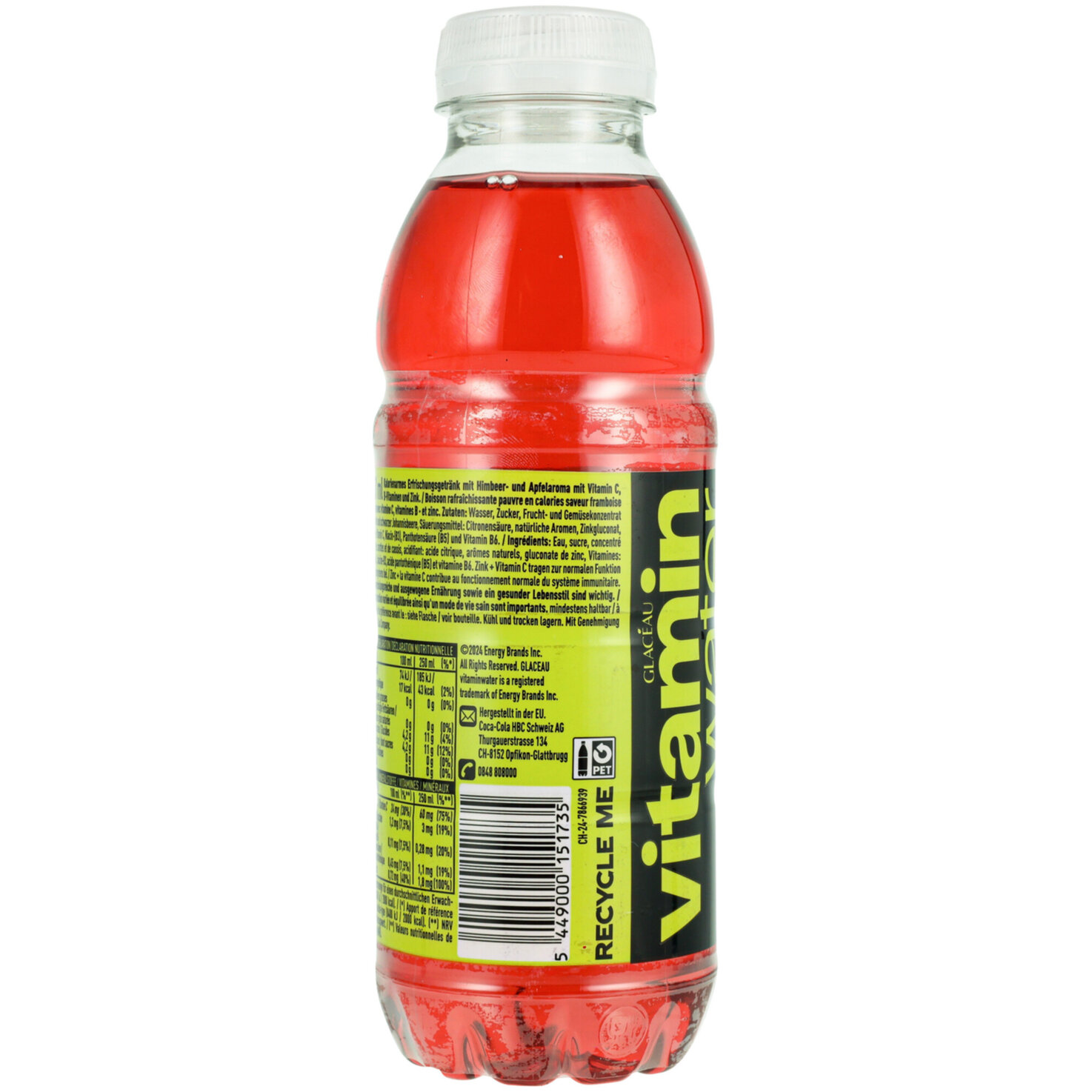 Vitaminwater defence Himbeere Apfel 6x 50cl -6x 50cl