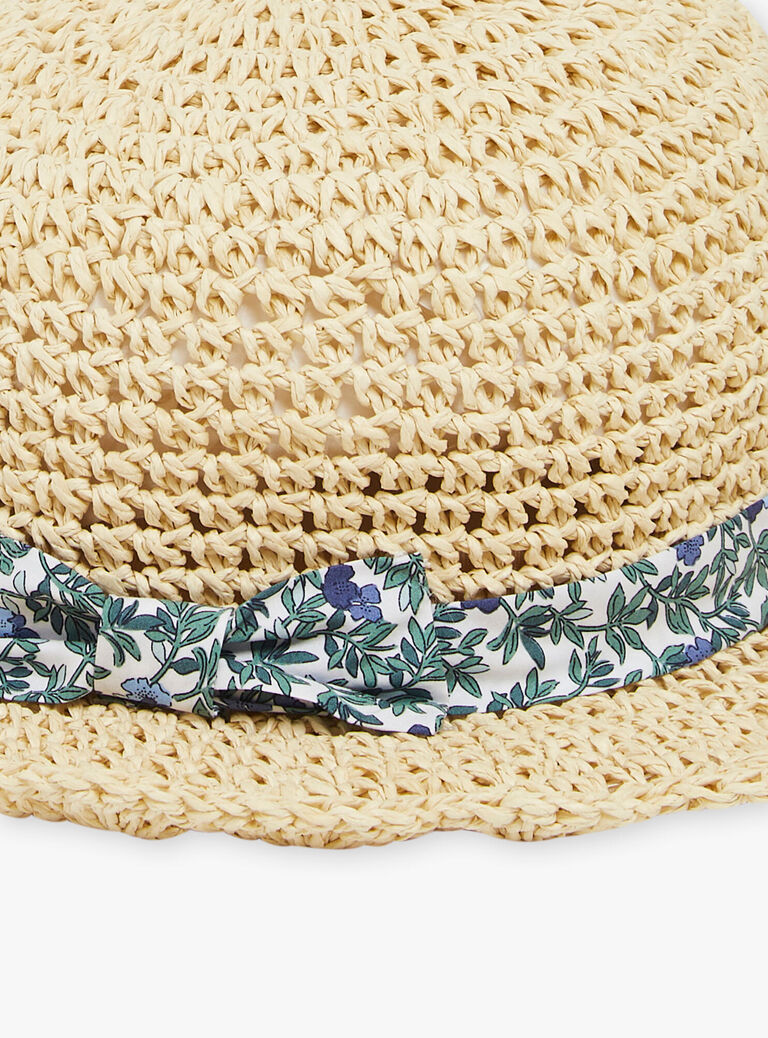 Chapeau de paille fantaisie