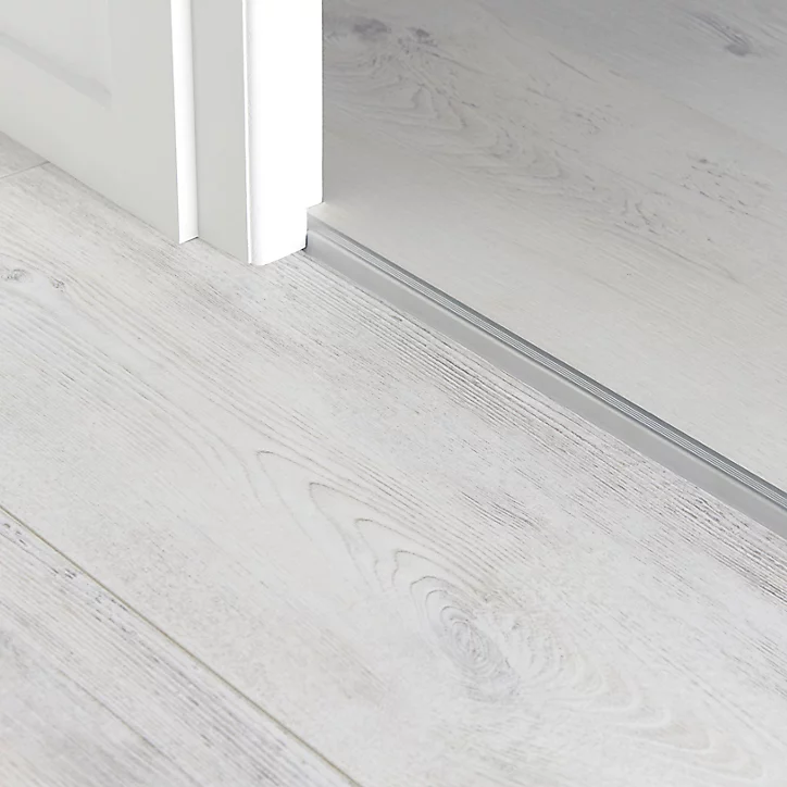 Profilé de finition en U en aluminium pour sol , décor métal mat GoodHome 10,5 x 930 mm