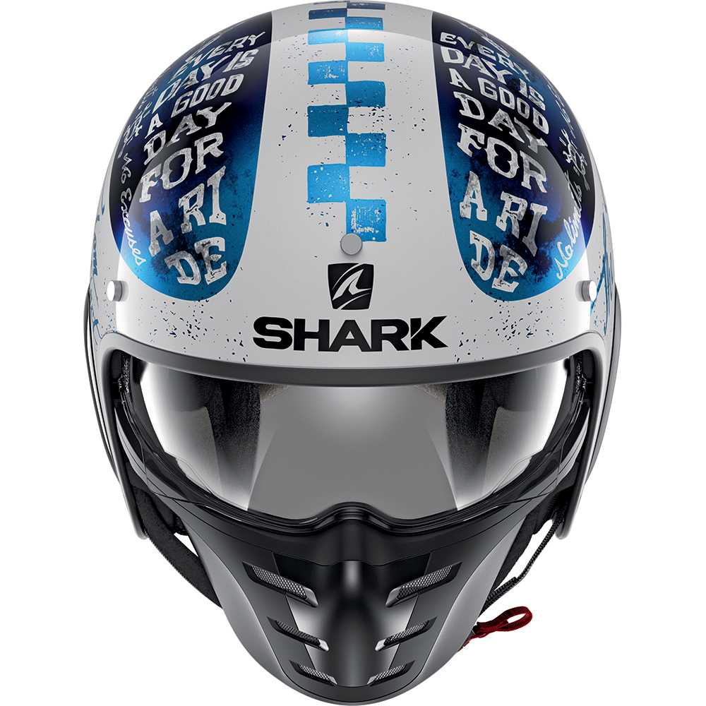 Shark - Casque S-Drak 2 Tripp IN Blanc / Bleu / Rouge