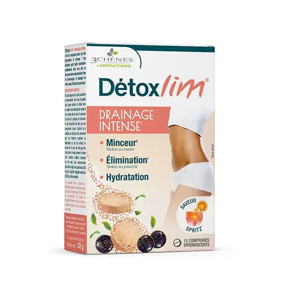 3 Chênes Emagrecimento Detoxlim Drenagem Intensa Spritz 15 comprimidos