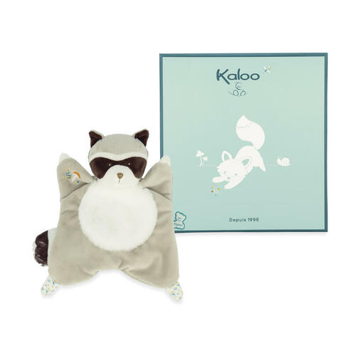 Doudou raton laveur Gaston Fripons - Gris - KALOO
