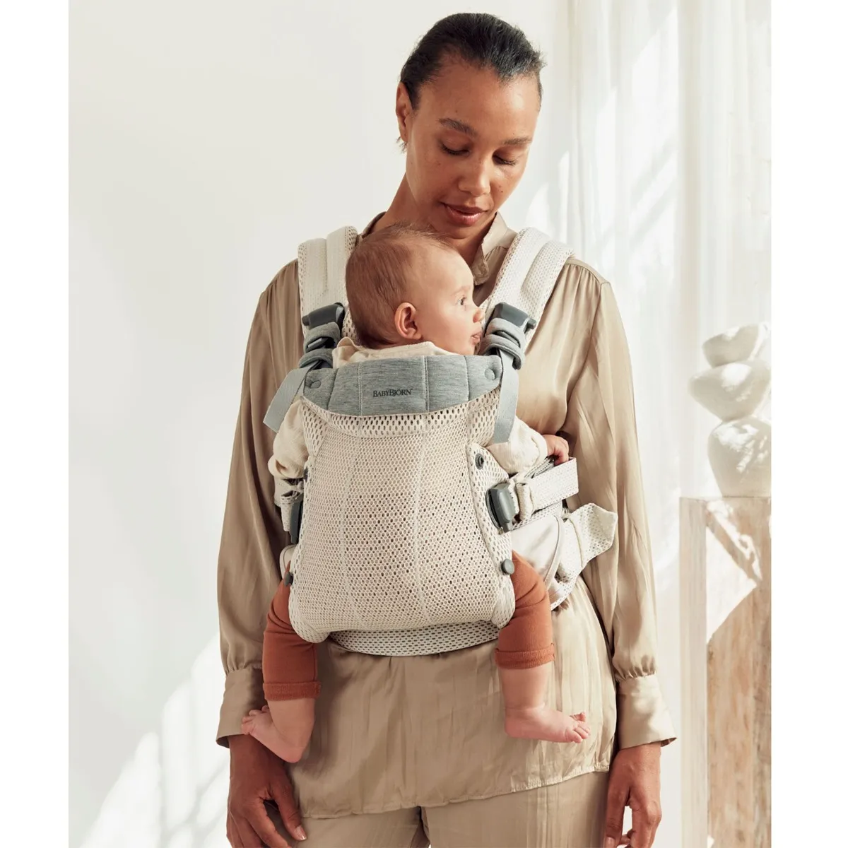 Babybjorn Porte-Bébé Harmony - Crème 3D mesh