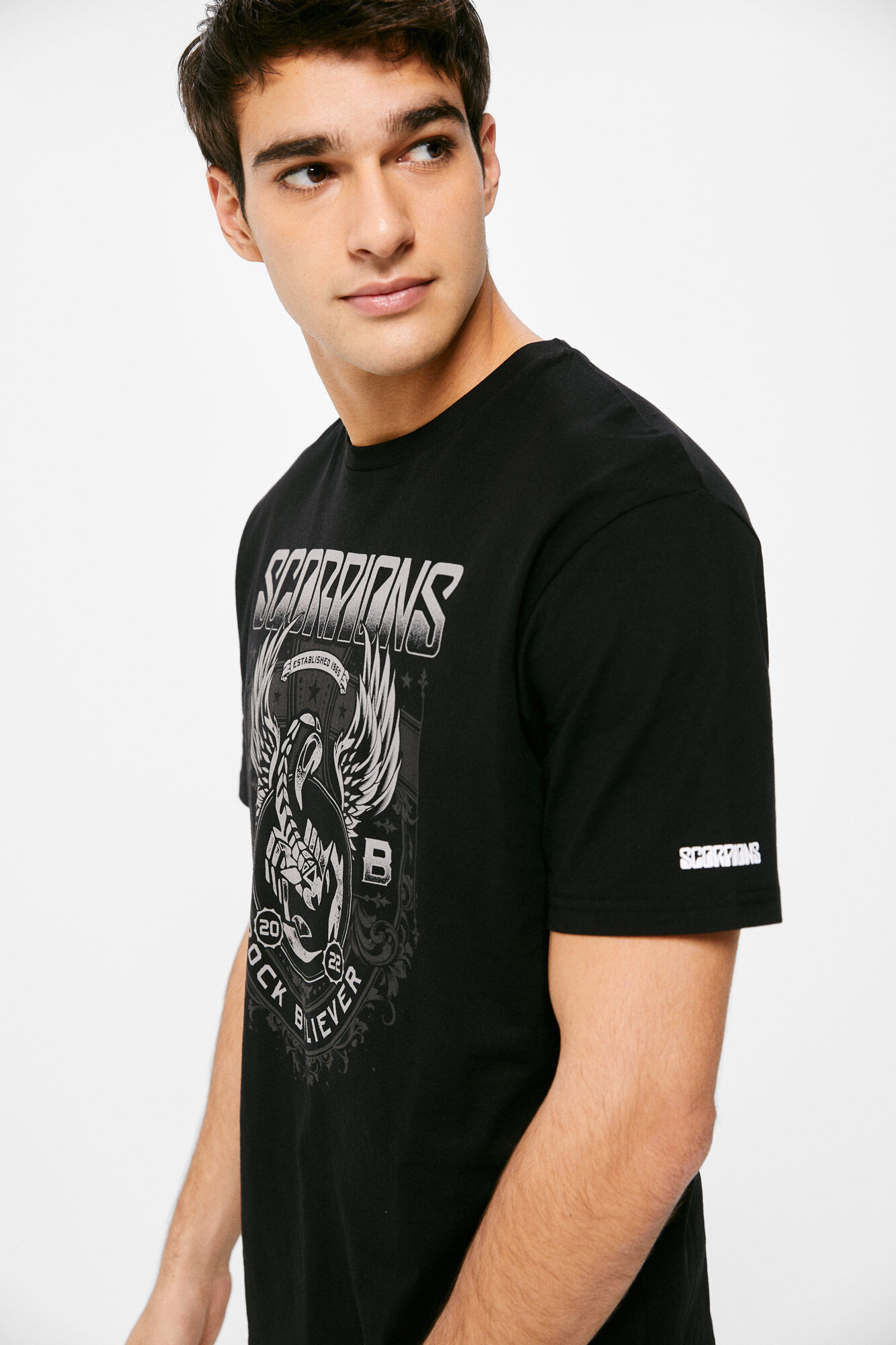 Camiseta Scorpions - preta