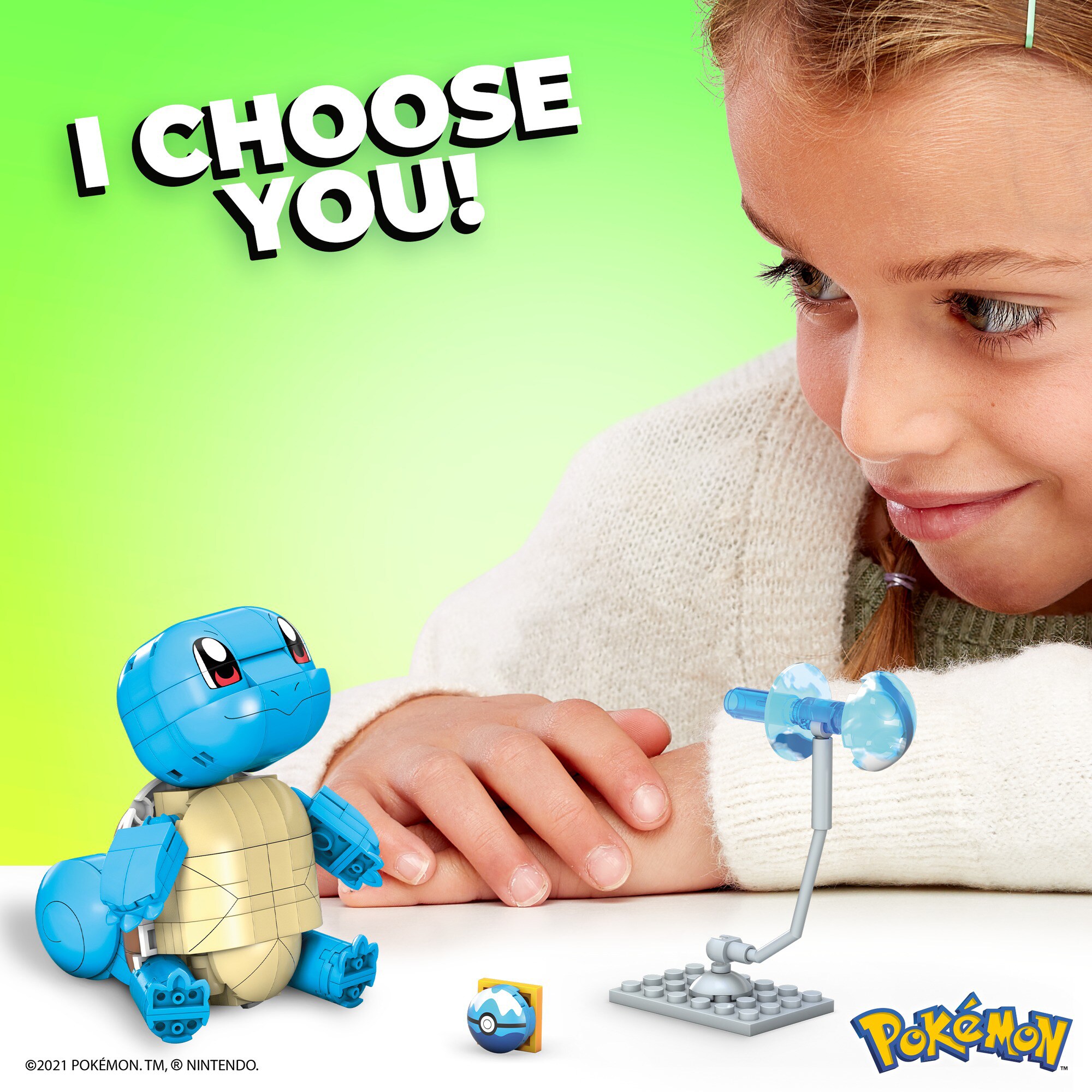 Mattel Konstruktionsspielzeug Pokémon Schiggy