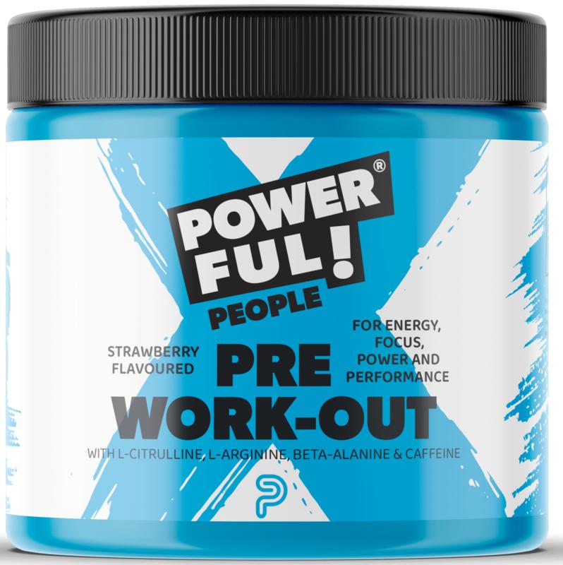 Powerful People Pre Work-Out Strawberry (250 gr)