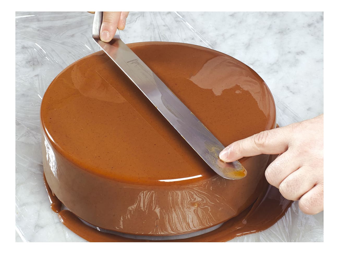 Cercle spécial wedding cake - inox - Ø 32 x ht 14 cm - Mallard Ferrière