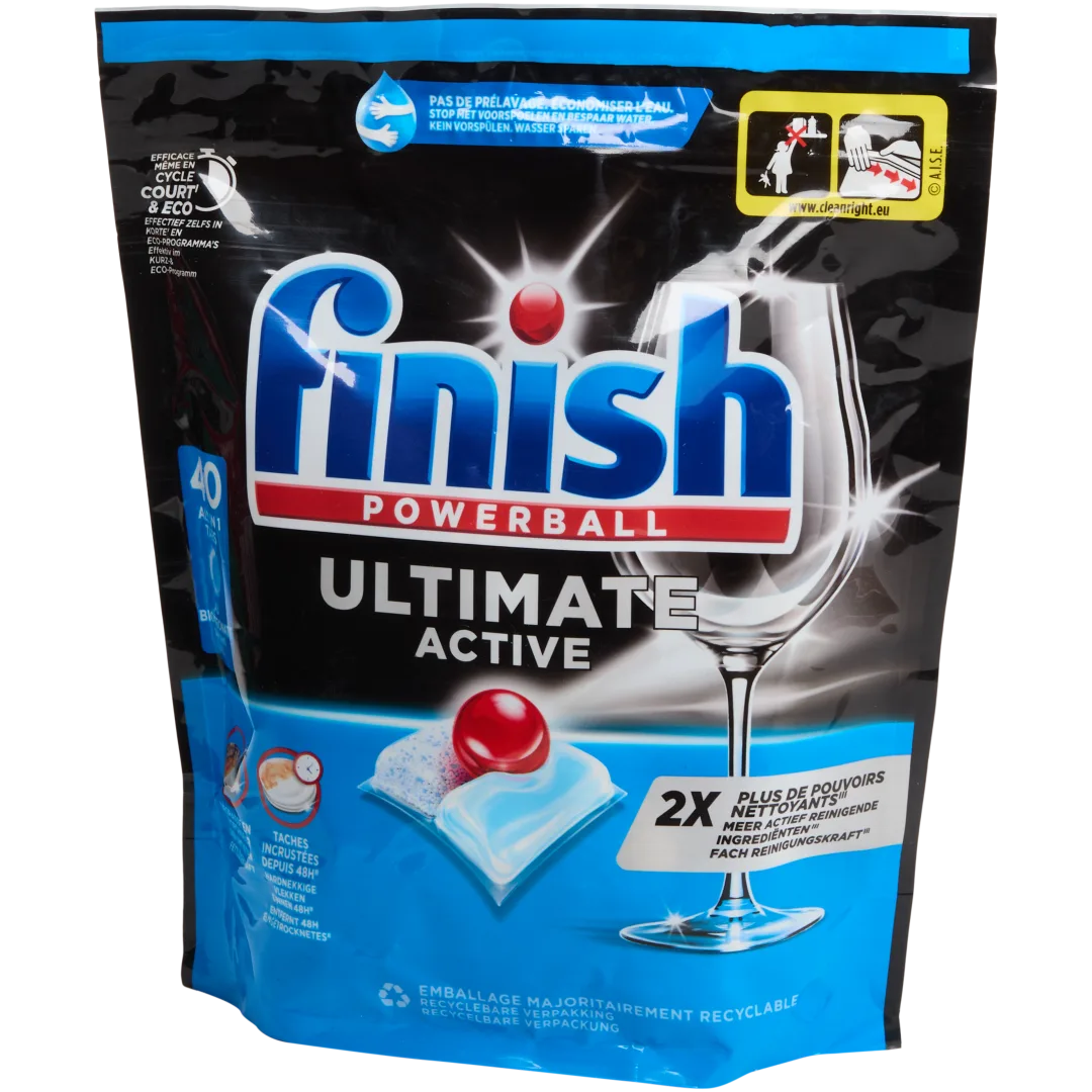 Finish Powerball vaatwastabletten Ultimate Active 40 stuks
