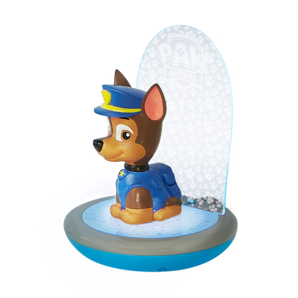 Paw Patrol - Chase Kids Magic Bedside Night Light, Torch and Projector