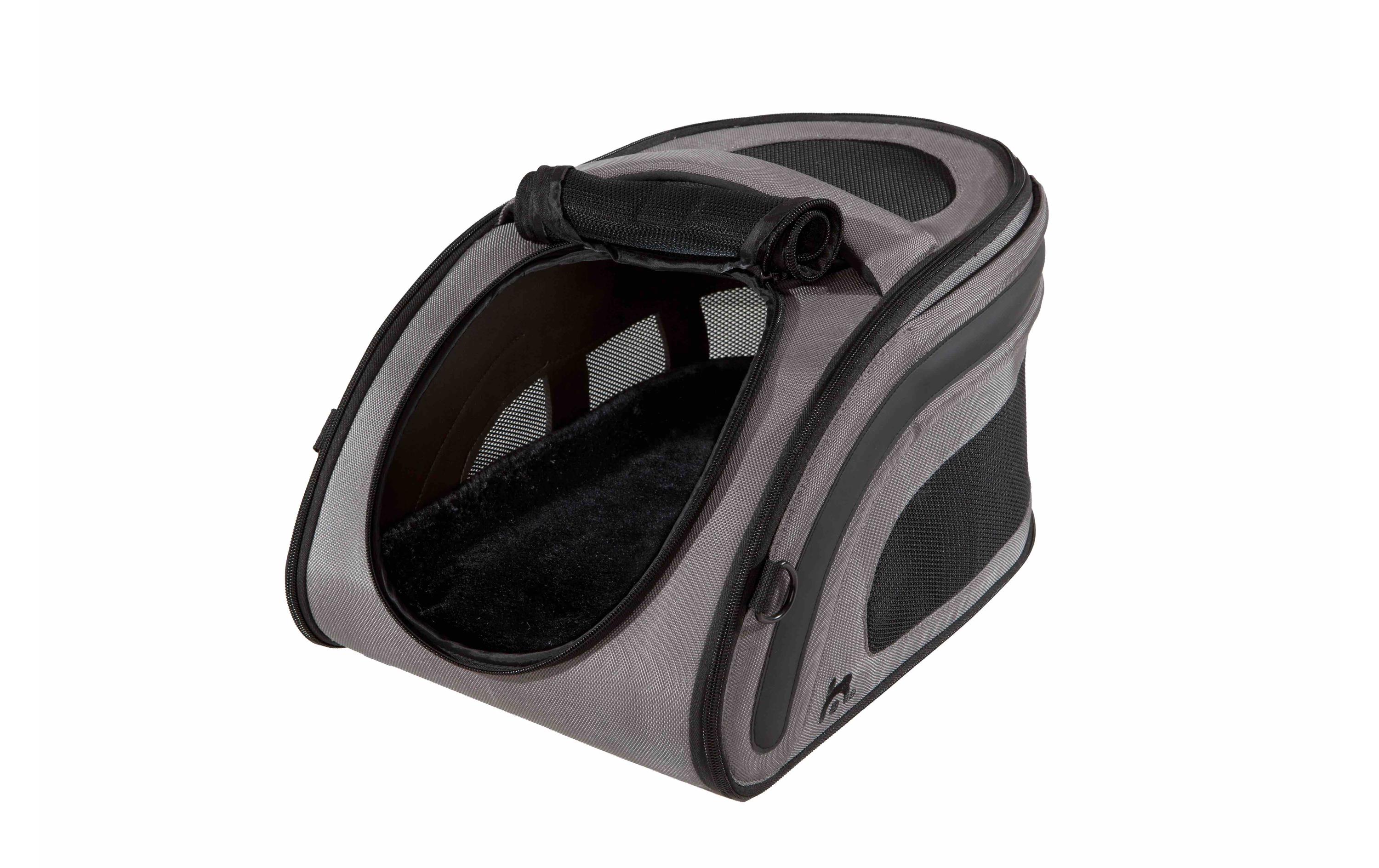 Tiertransport-Tasche Snuggle Kennel 52, Anthrazit<br>Transportbox für Hunde / Katzen bis 10 kg