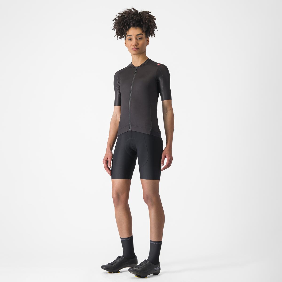 Castelli Espresso Wcykeltrøje light black dame