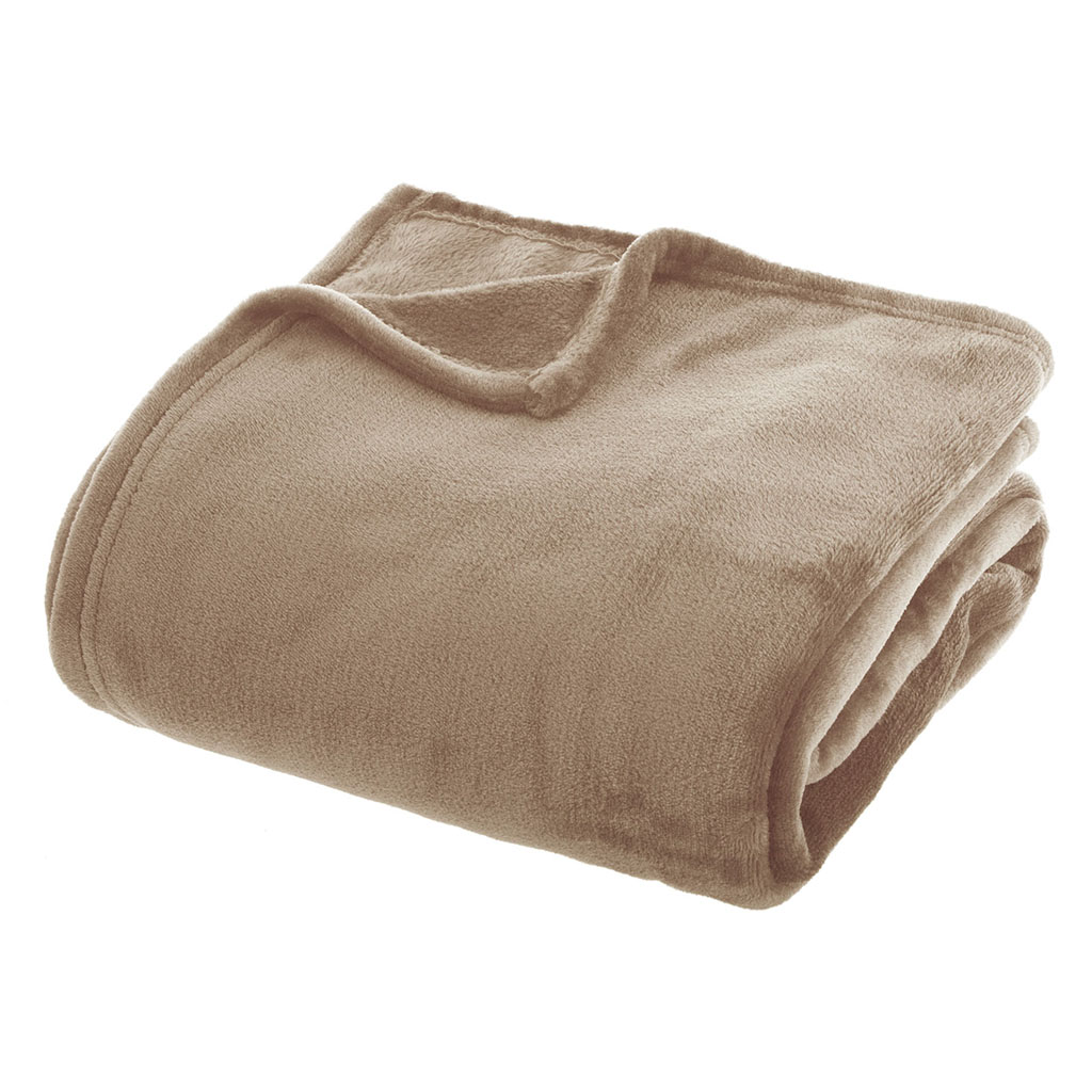 Plaid polyester flanelle lin 180x230cm