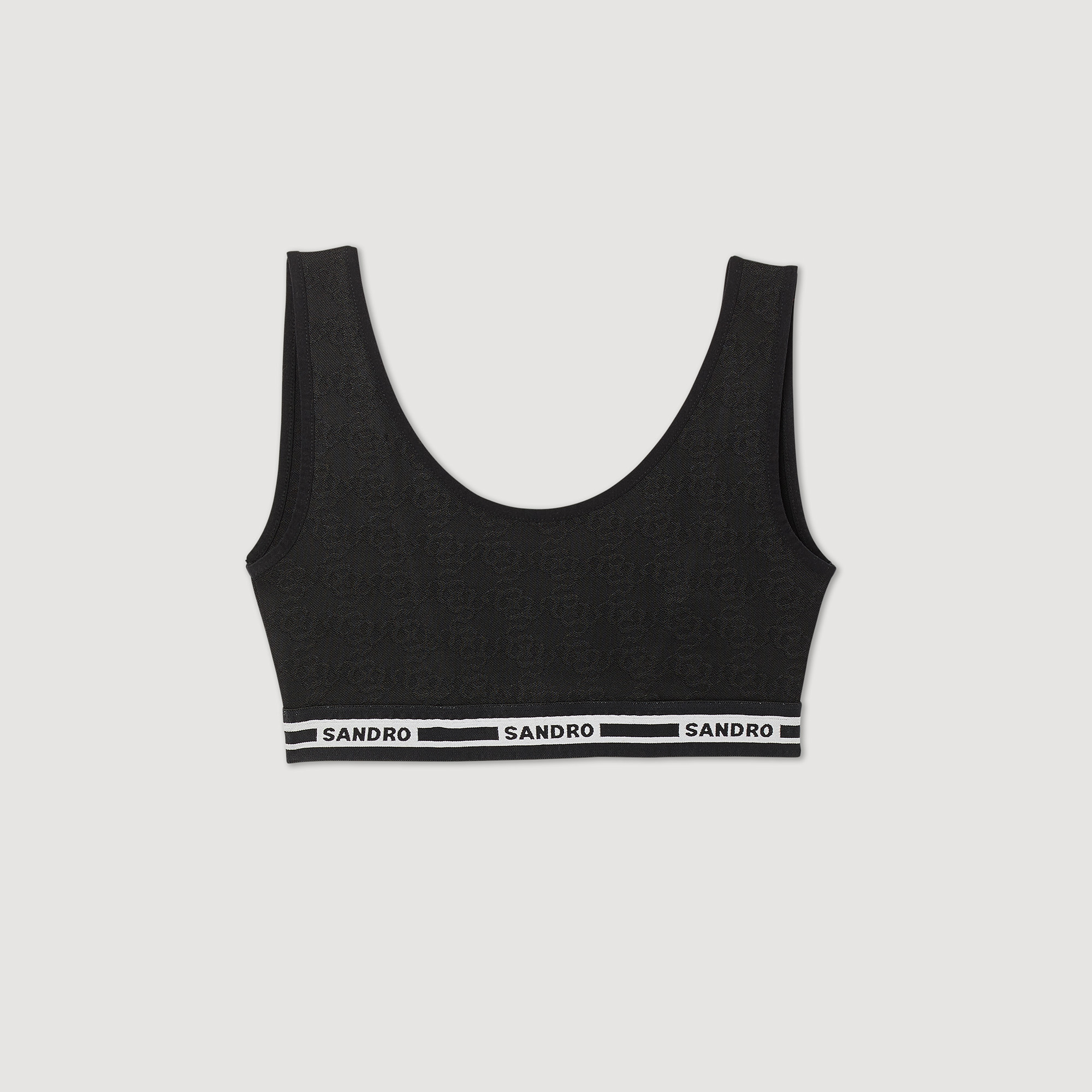 Brassiére jacquard double S