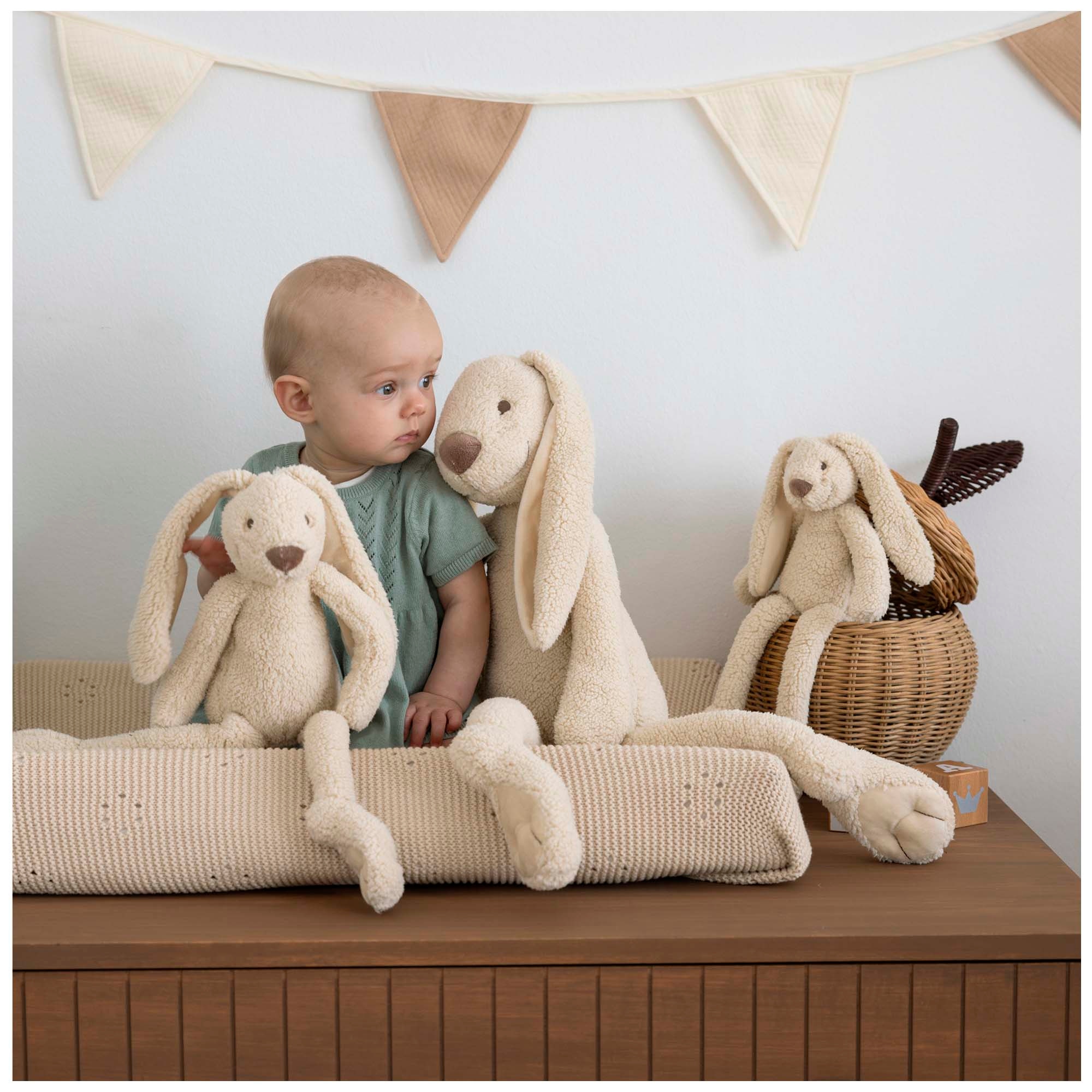 Happy Horse knuffel Rabbit Richie recycled 38cm beige