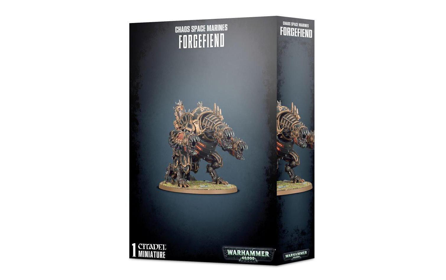 Figur Warhammer 40.000 Chaos Space Marines ForgefiendBausatz für 1 Figur