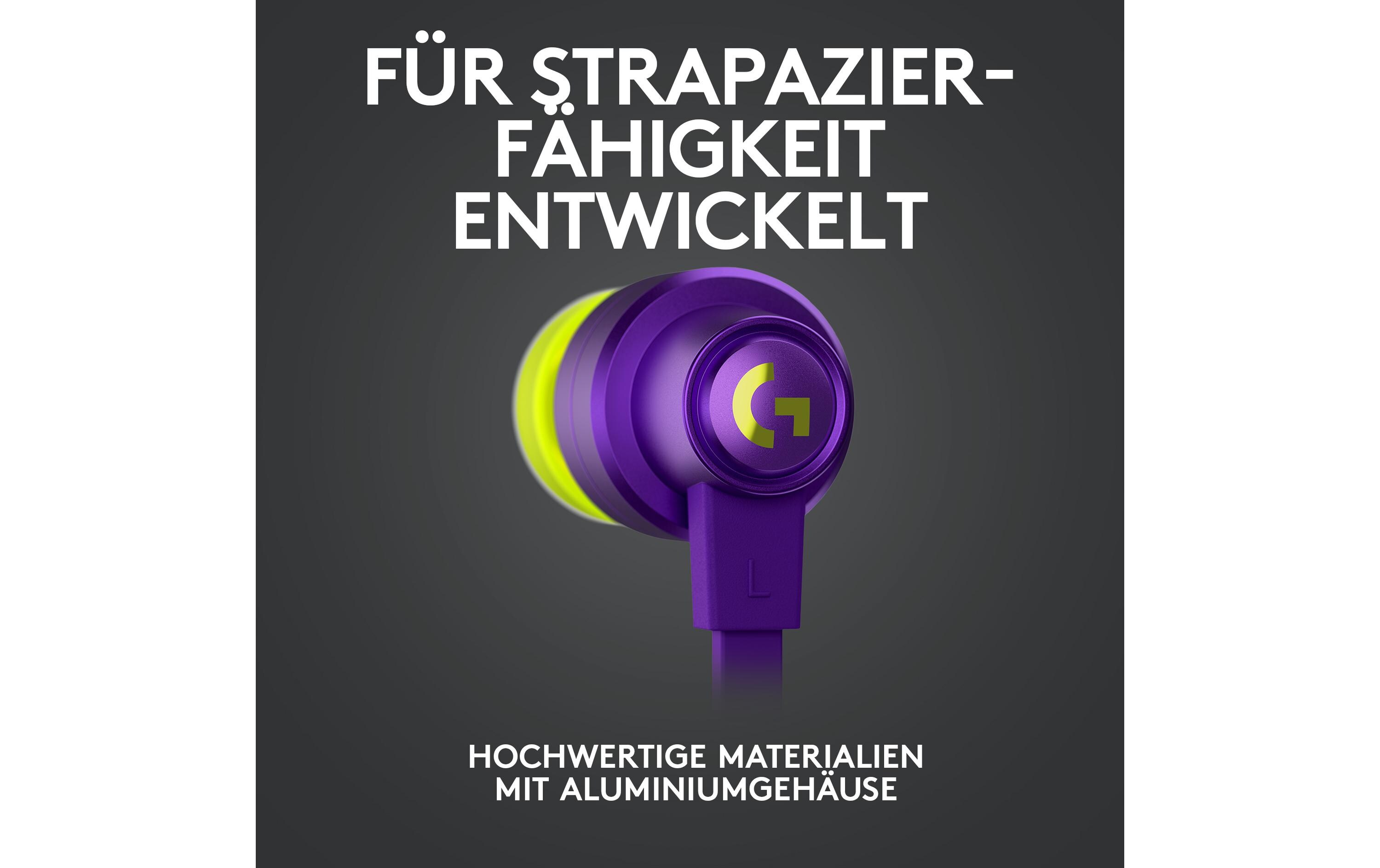 Headset G333 Gaming ViolettGaming-Ohrhörer für klare Kommunikation auf PC, Konsolen und Mobilgeräten