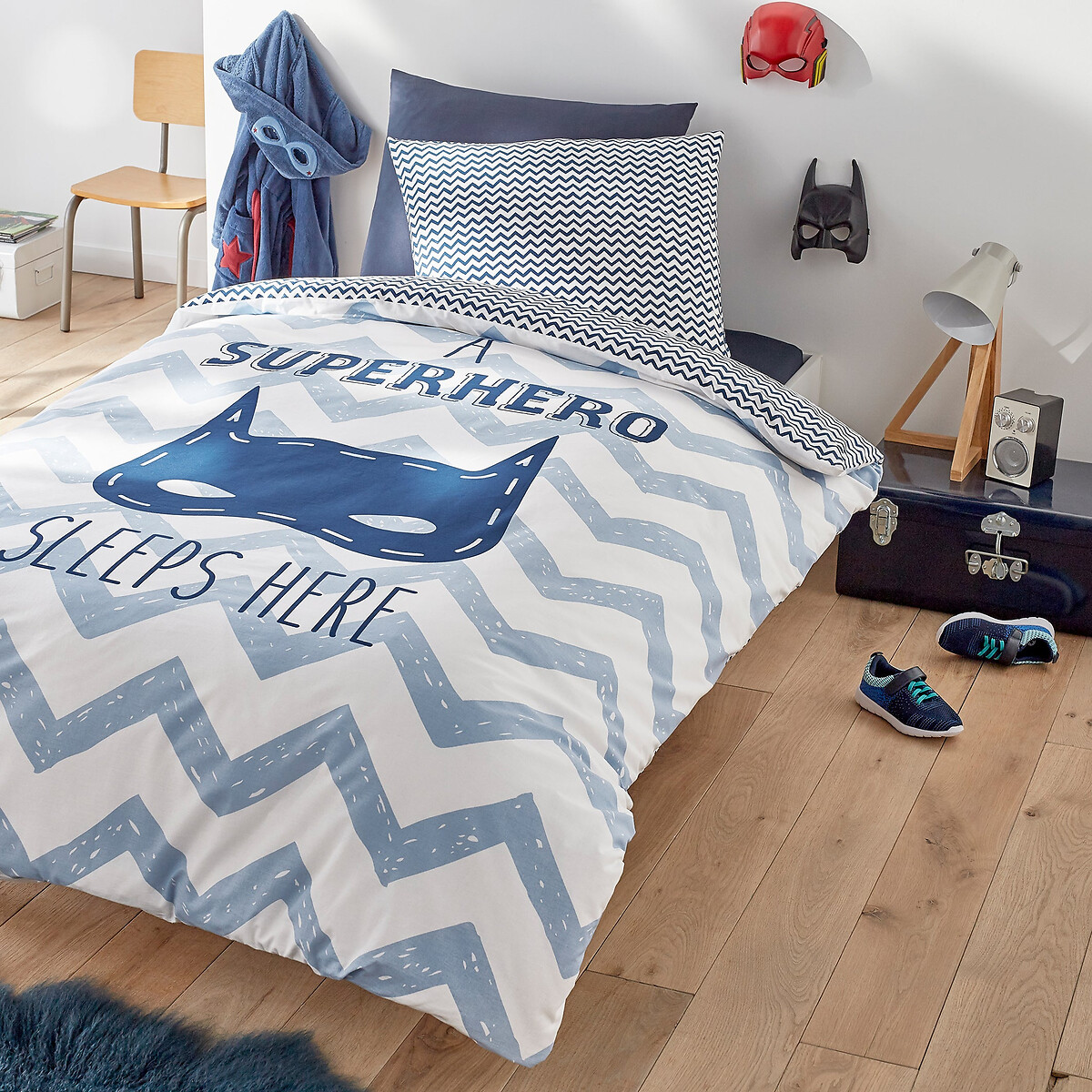LA REDOUTE INTERIEURS<br>Capa de edredão estampada, Super Masque