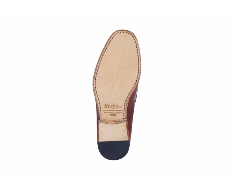 Mocassin homme cuir Châtaigne - WEMBLEY CLASSIC