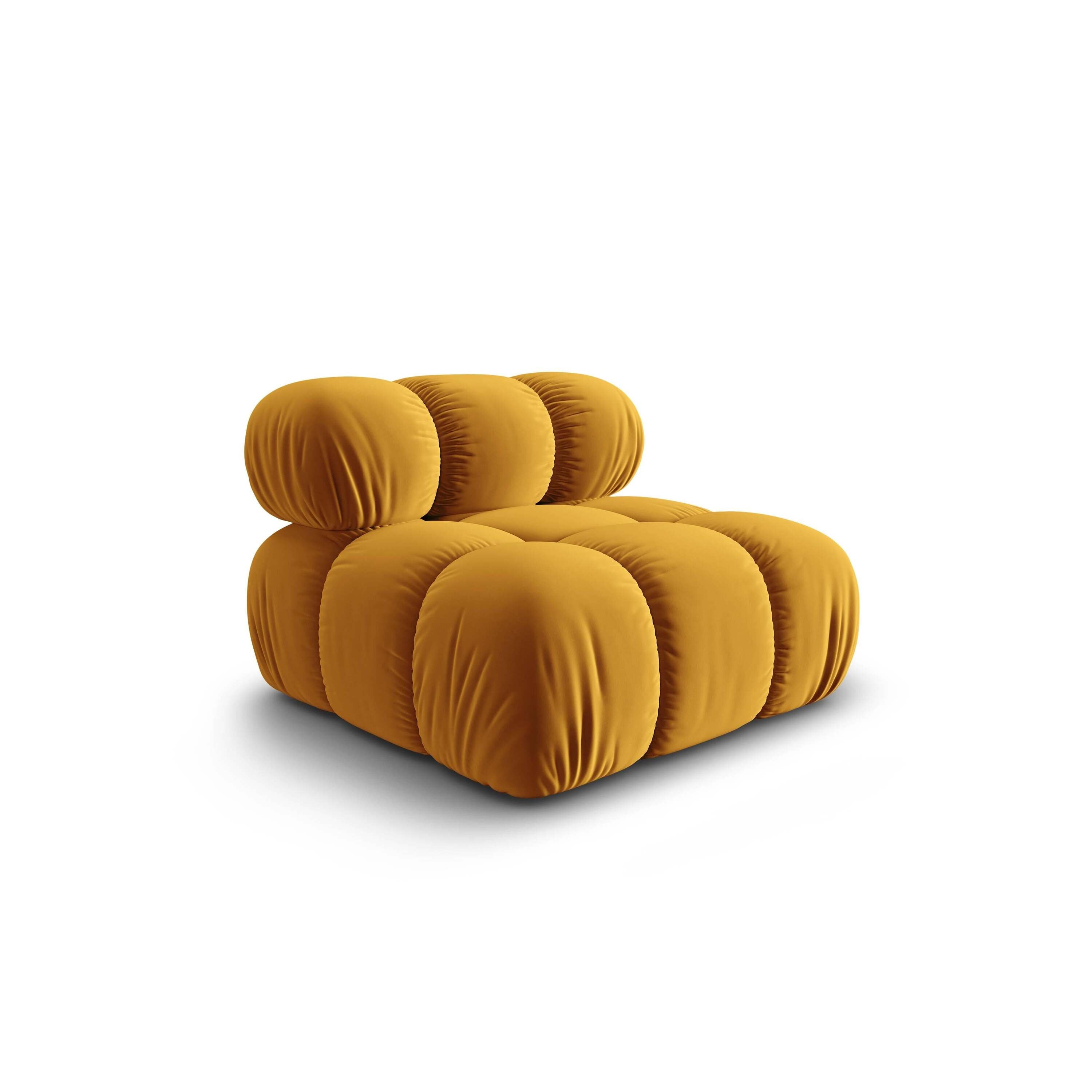 Milo Casa Tropea Modulair Bank Element - Middenstuk - Okergeel