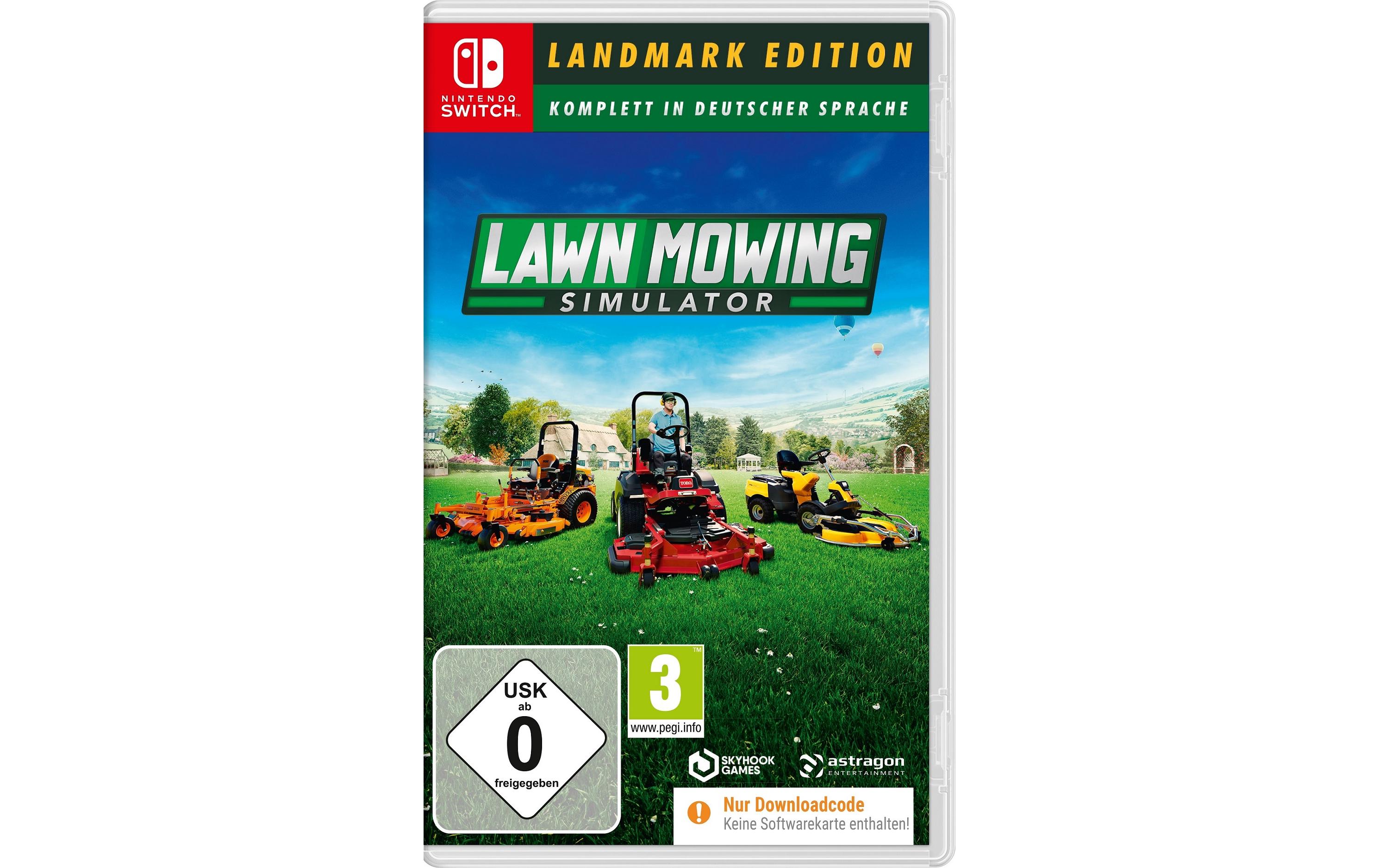 Lawn Mowing Simulator: Landmark Edition (Code in a Box)Rasenmäher-Simulationsspiel für die Nintendo Switch