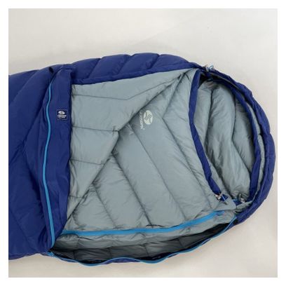 Sac de couchage momie SirJoseph Double Attack II 170 2 en 1 4 saisons-Bleu