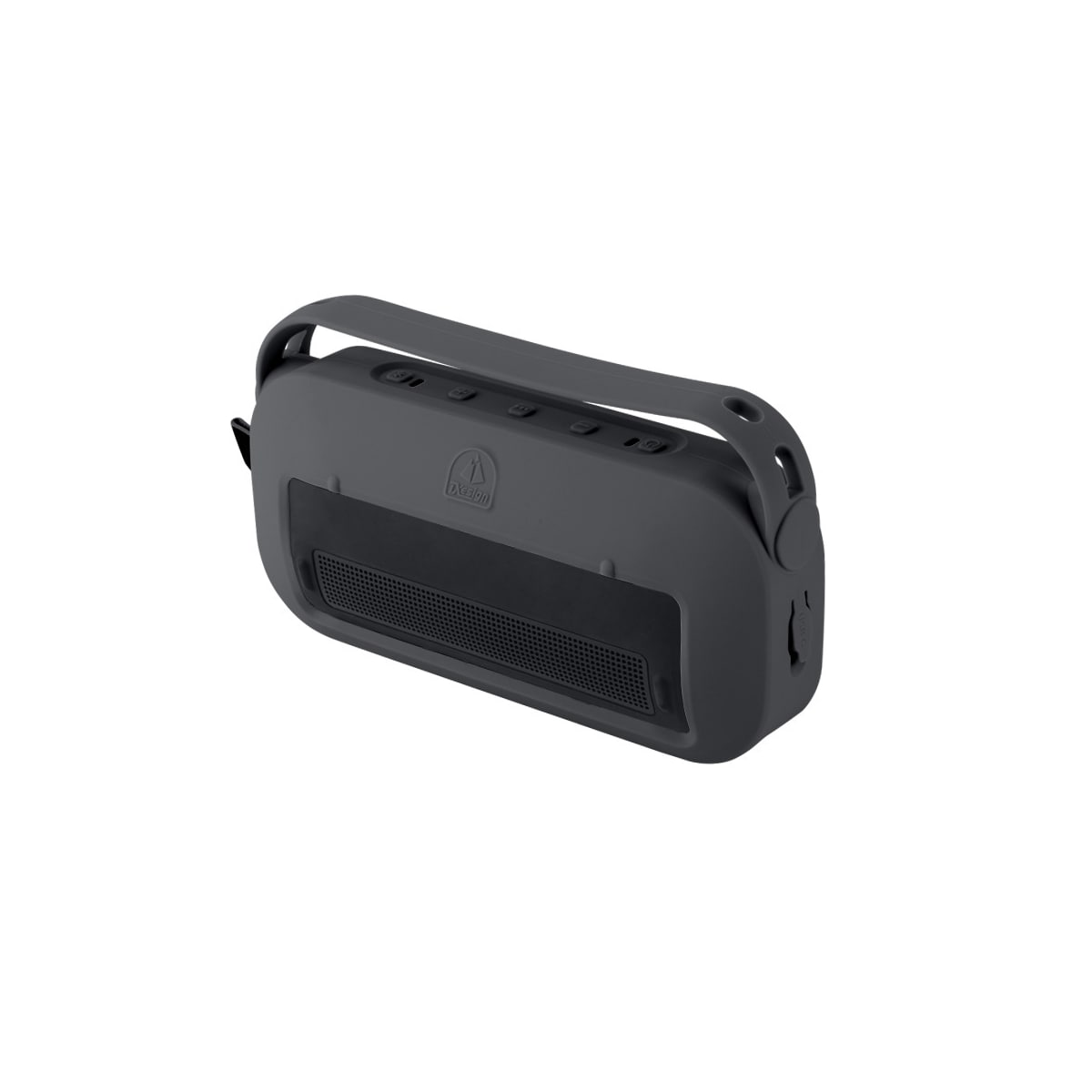 Silikonbeskyttelsesveske med nylonstropp for Bose SoundLink Flex-høyttaler Sort