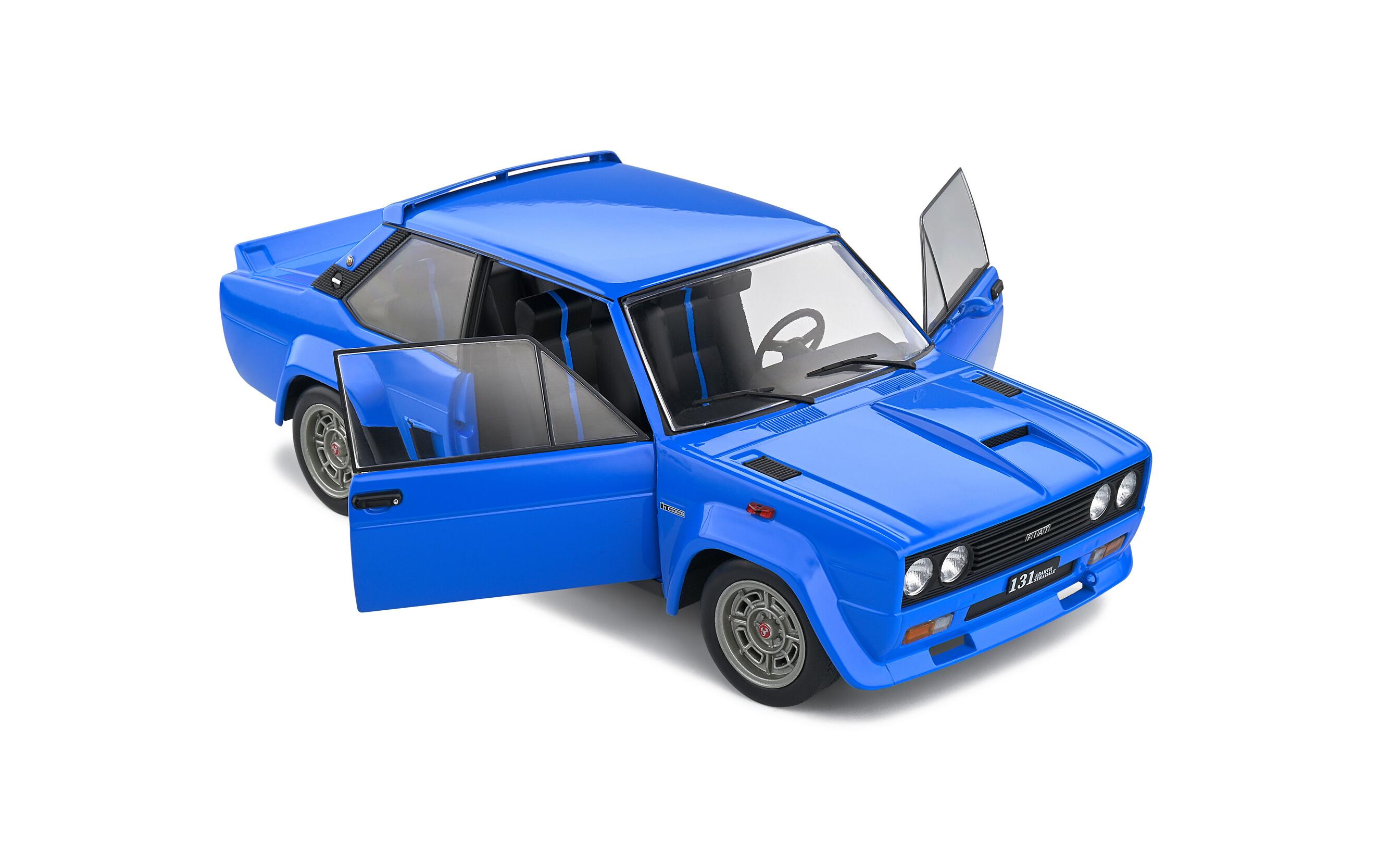 Fiat 131 Abarth, Blau, 1980 1:18Detailgetreues Modellauto im Massstab 1:18