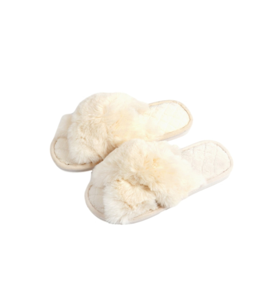 Chinelo Admas Elegante Branco com Cruz