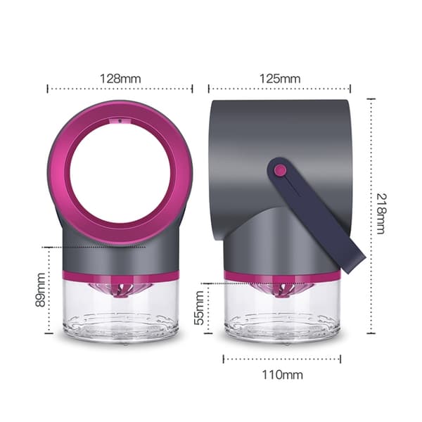 USB Myggfelle med UV-lys, hvit