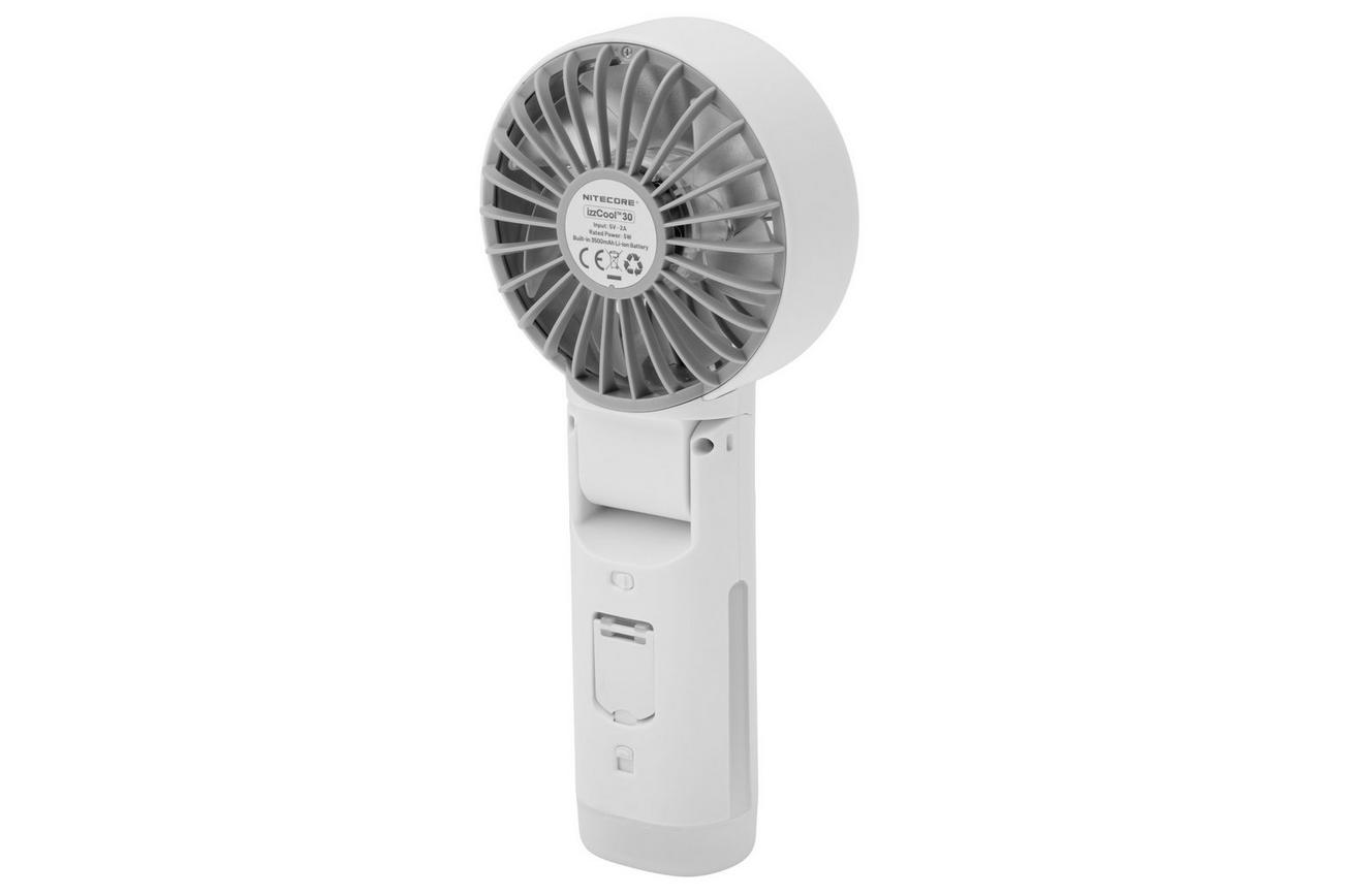 Nitecore izzCool 30 Foldable Air Conditioner Fan, Cloud White, ventilator met nevelfunctie