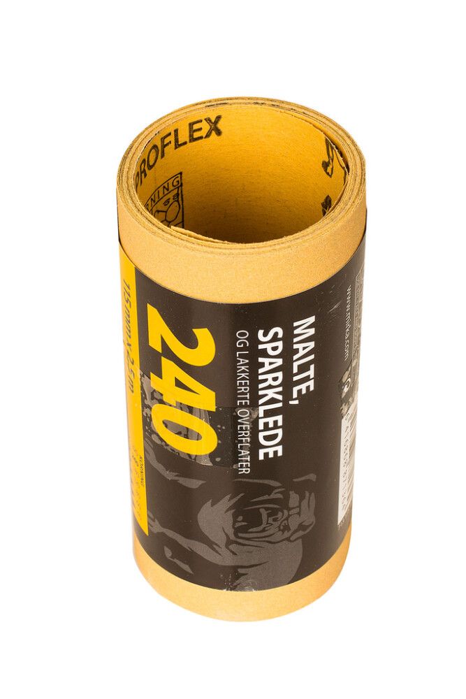 SLIPEPAPIR MIRKA RULL M/S/L K240 115MM X 2,5M