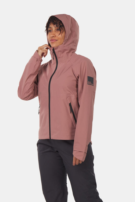 Jack Wolfskin Jack Wolfskin Bike Commute Mono Hardshell Fietsjas Dames
