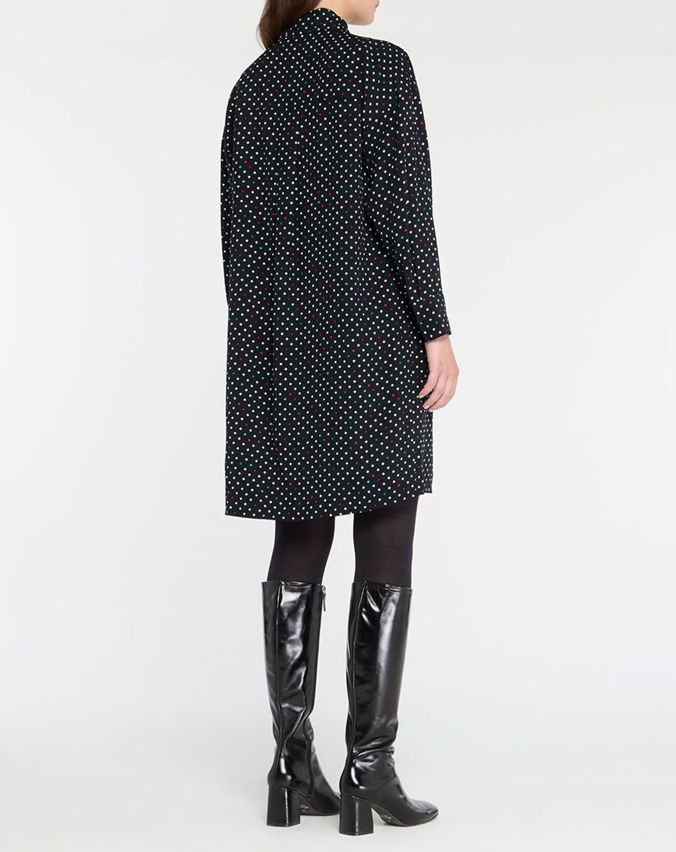 Jodhpur Robe Brama cravate noire