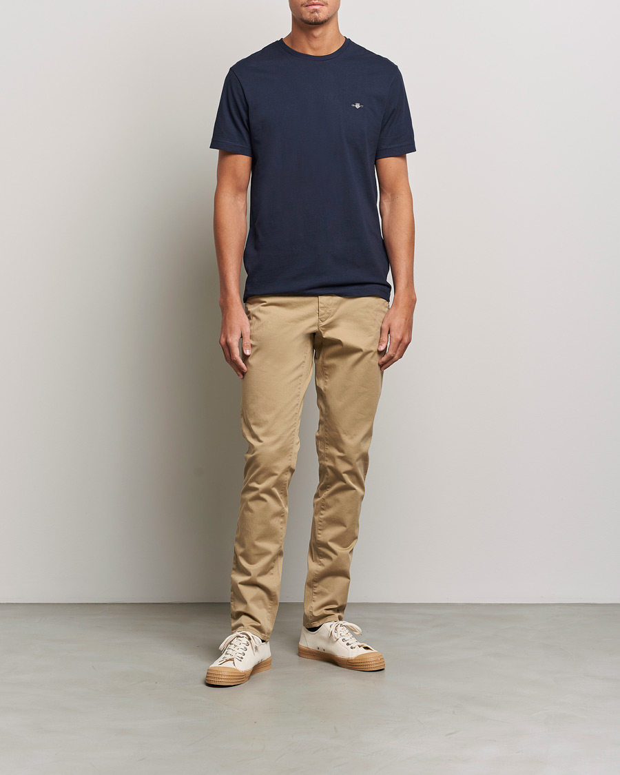 GANT The Original Solid T-Shirt Evening Blue
