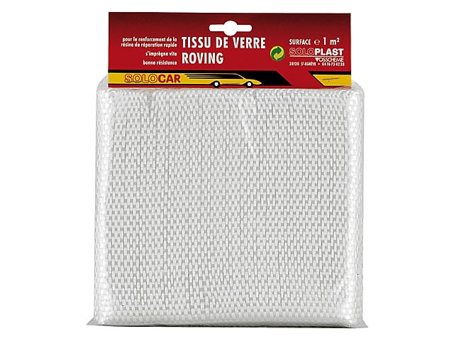 Tissu de verre 300g/m² pour une surface de 1 m²