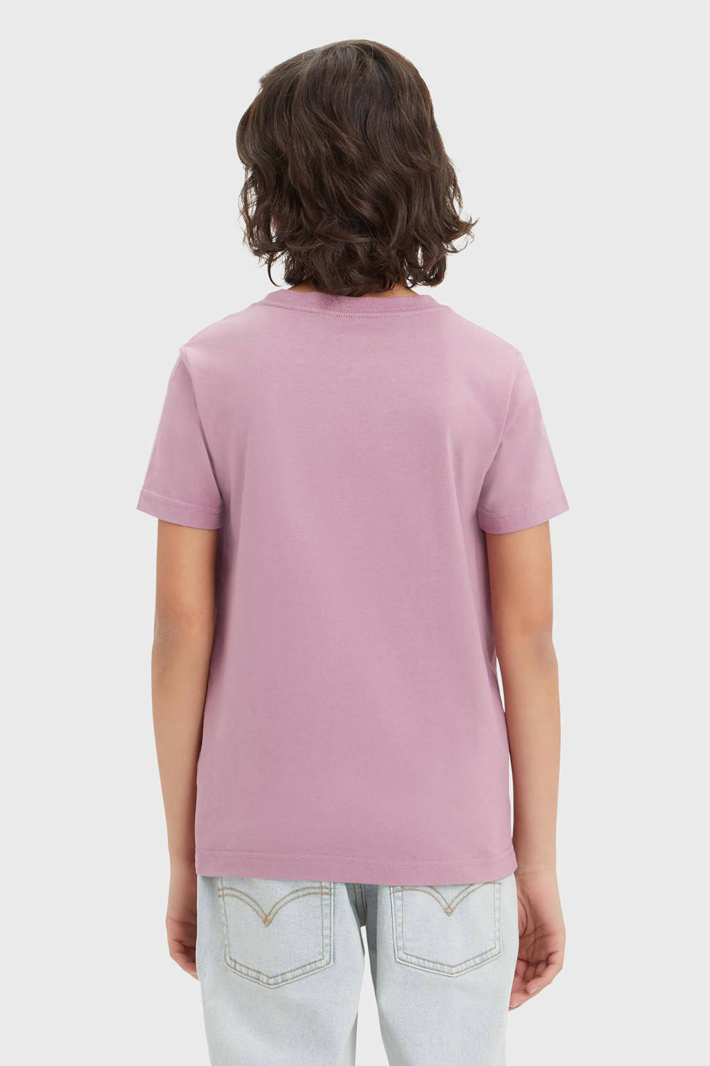 Levi's T-shirt met printopdruk paars