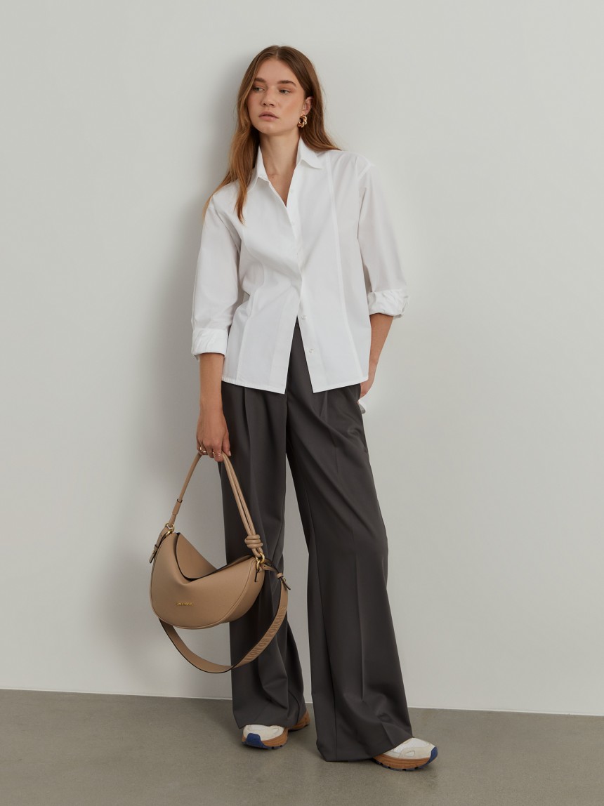Camisa oversize de algodão