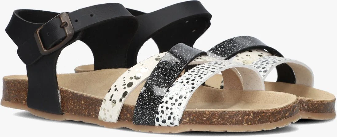 BRAQEEZ zwarte braqeez sandalen saar spain