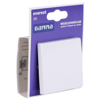GAMMA Everest Wisselschakelaar Wit