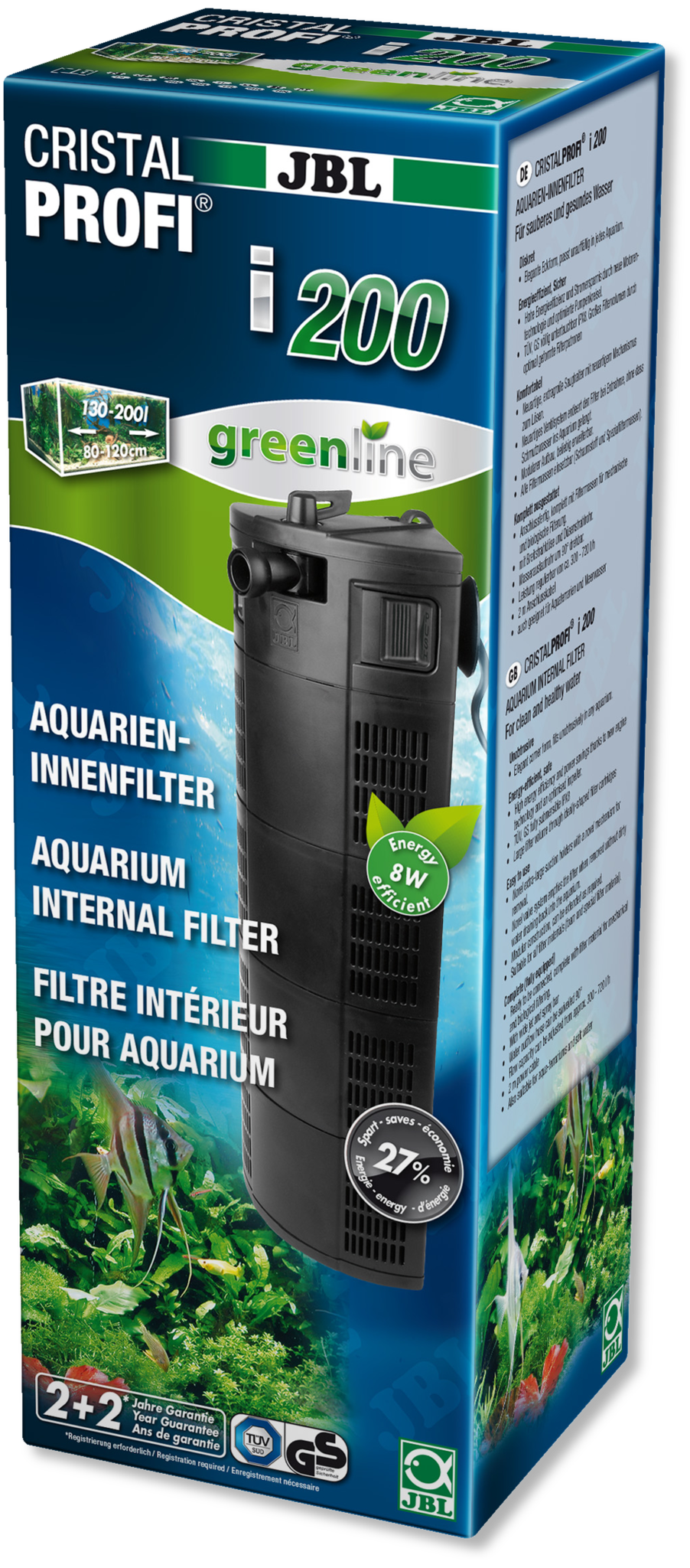 JBL CristalProfi i200 Greenline |   Filtermassa