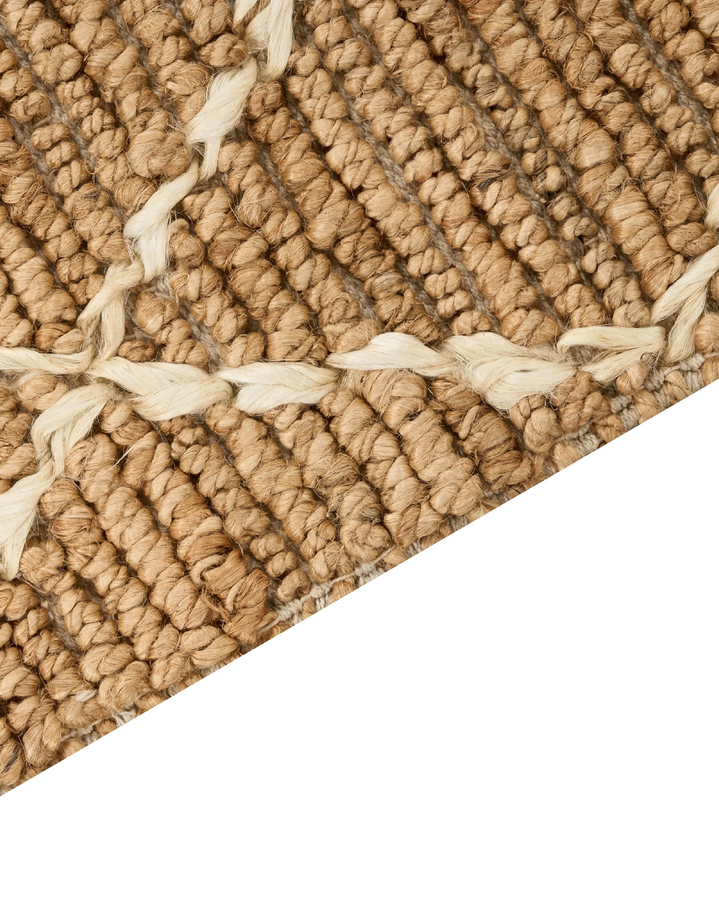 Vloerkleed ZORAVA Beige 200 x 300 cm Jute
