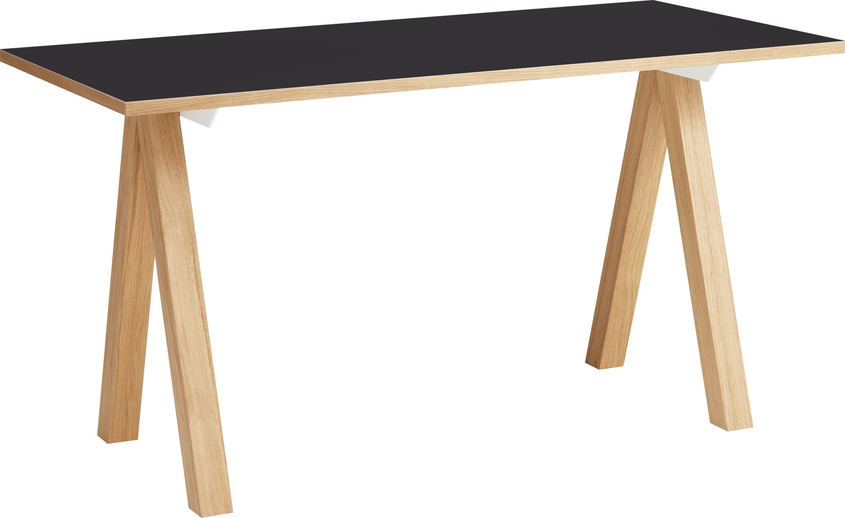 OSLO Schreibtisch - Schwarz / B: 160.0 cm x T: 80.0 cm x H: 74.0 cm