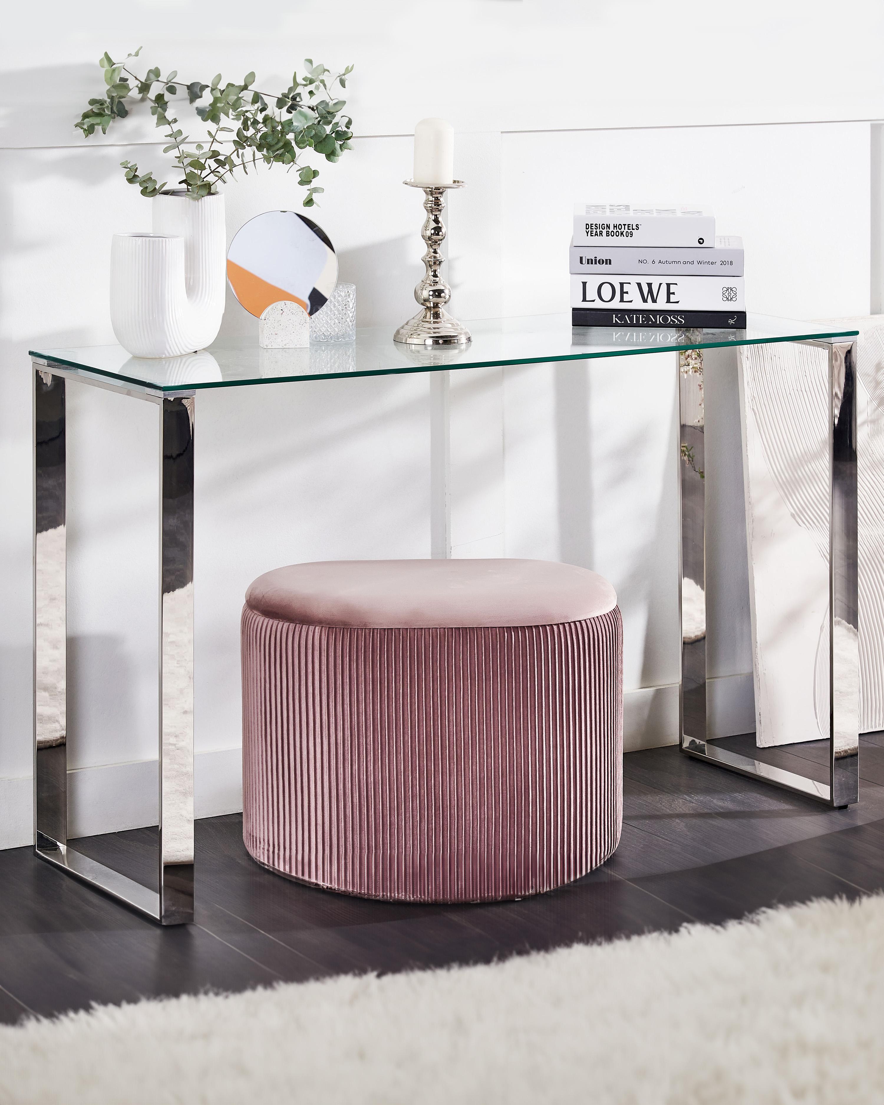Sidetable TILON Veiligheidsglas Zilver