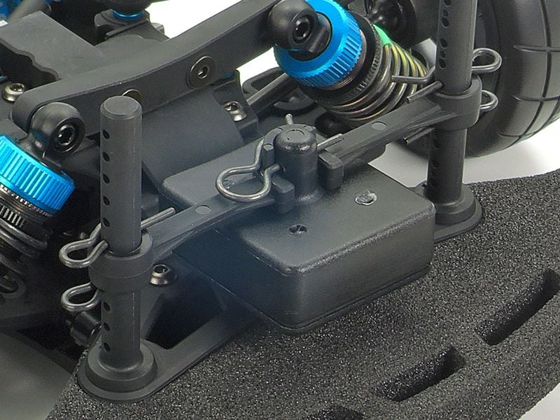 Tamiya Tourenwagen Chassis TA08 Pro 4WD Bausatz, 1:10 4WD Tourenwagen Renn-Chassis mit Riemenantrieb