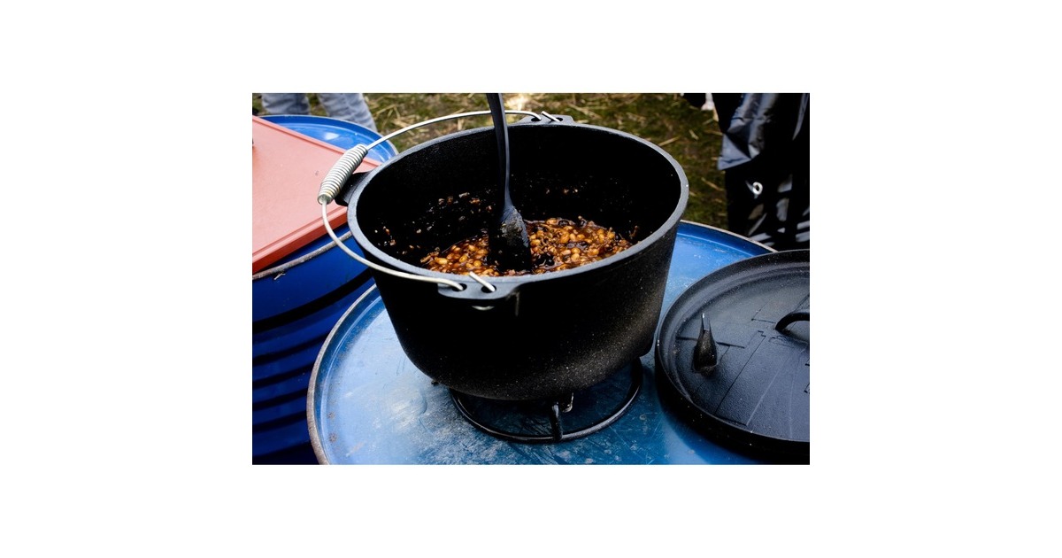 The WindmillDutch Oven 9 qt kookpan  (Zwart, Ø 31.5 cm | 8.5 liter, Tweedekans)