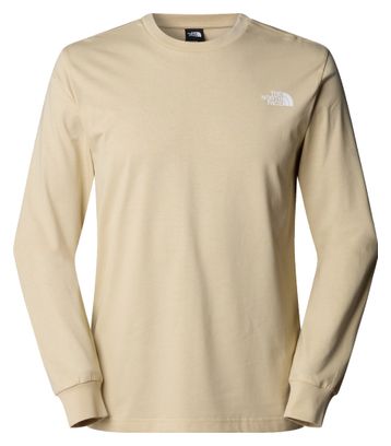 T-Shirt Manches Longues Homme The North Face Easy Beige