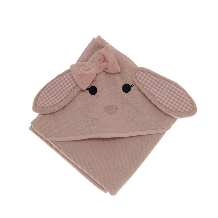 Aroma Kids håndkle med hette kanin