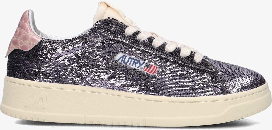 zilveren autry lage sneakers dallas low wom