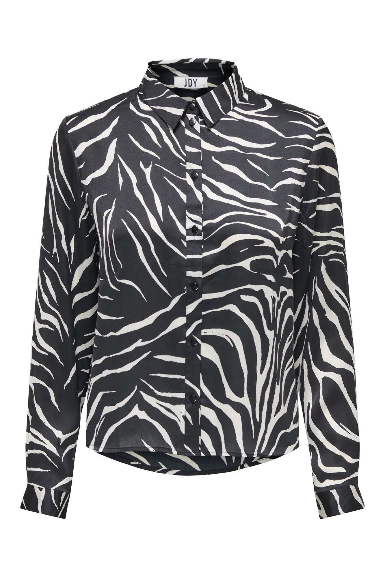 blusa de cetim de mangas compridas