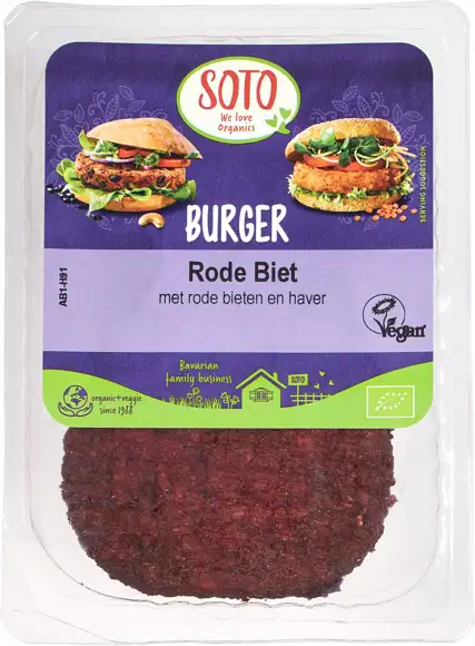 Rode biet burger